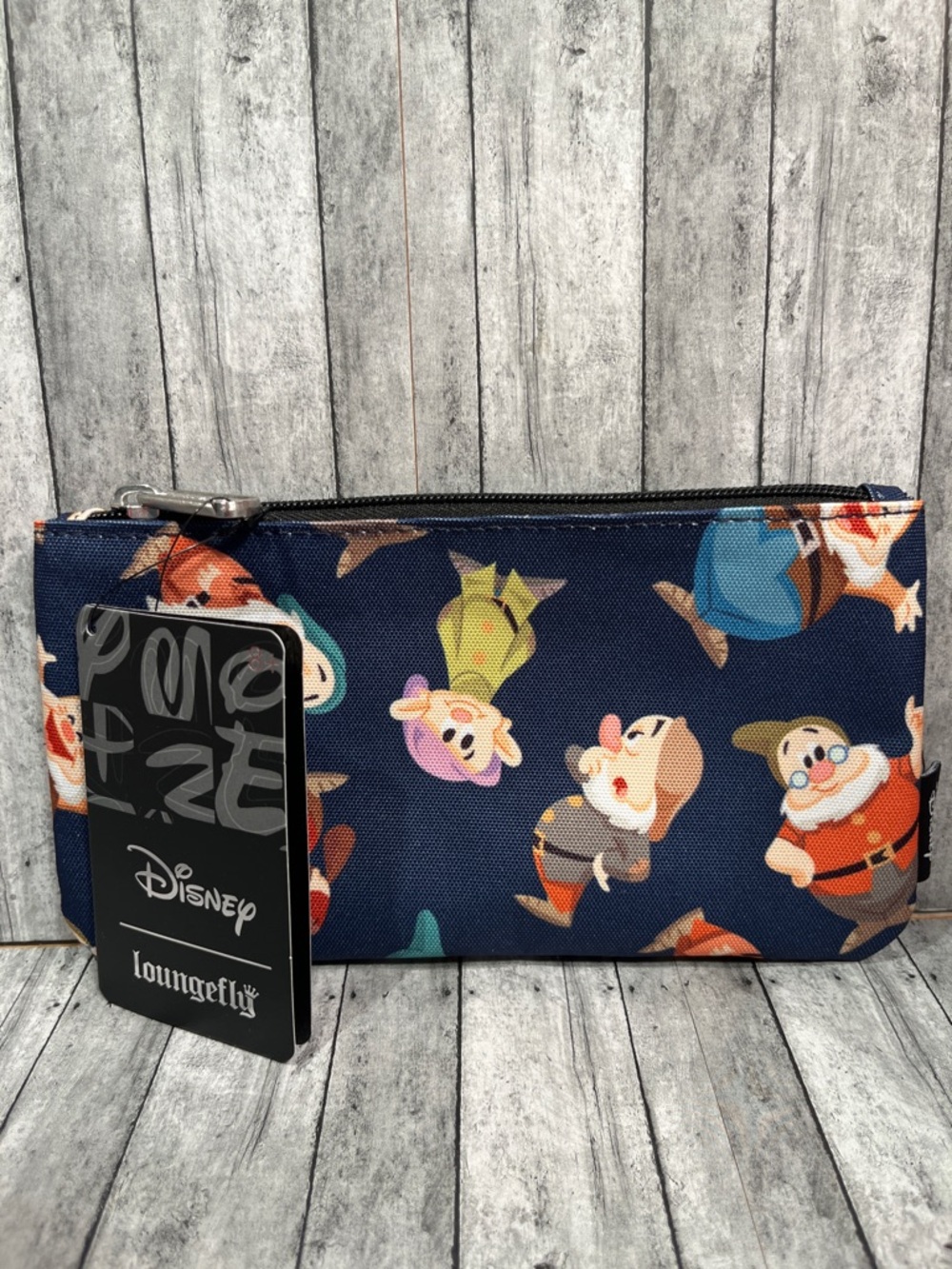Loungefly Seven Dwarfs Character Zip pencil Pouch